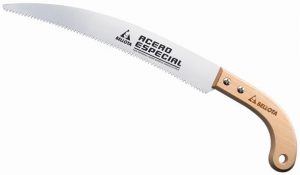 serrucho poda 4581-12 bellota diente universal mango madera vista frontal