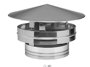 Sombrerete antilluvia inox dp Dinak remate chimenea proteccion lluvia