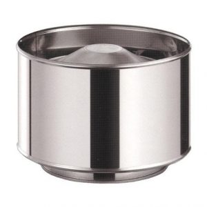Sombrerete antiviento sp304 100 Dinak inox simple pared chimenea