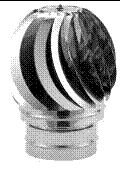 Sombrerete inox giratorio bei Baluja remate chimenea giratorio