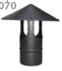 Sombrerete pellet deko 80 Dinak negro remate conducto estufa pellet