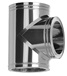 te inox pellet doble pared 90 grados 80 mm Dinak