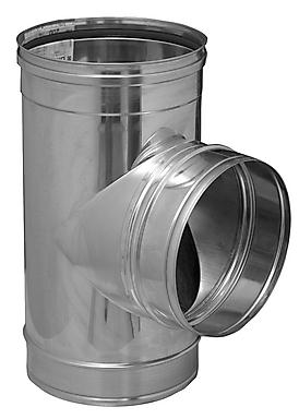 te inox simple pared 90 grados sistema Dinak