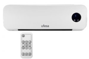 Termoventilador ceramico Ufesa CC2000P mural LED display mando a distancia