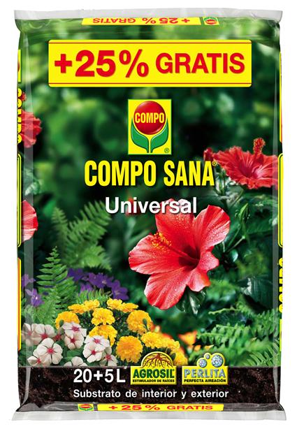 tierra compo sana universal 20 5 litros pack saco vista frontal
