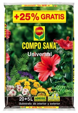 tierra compo sana universal 40 10 litros pack saco vista frontal