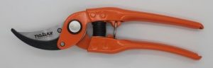 Tijera de poda bypass de 23 cm con corte de 18 mm y hoja de acero SK-5