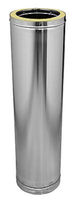 Tubo inox doble pared 125x460 mm Dinak tramo medio