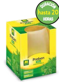 vela citronela antimosquitos hierbabuena tomillo 20 horas de duracion
